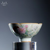 问鼎汝瓷鼎峰系列天青含露杯（牡丹花鸟） 商品缩略图0