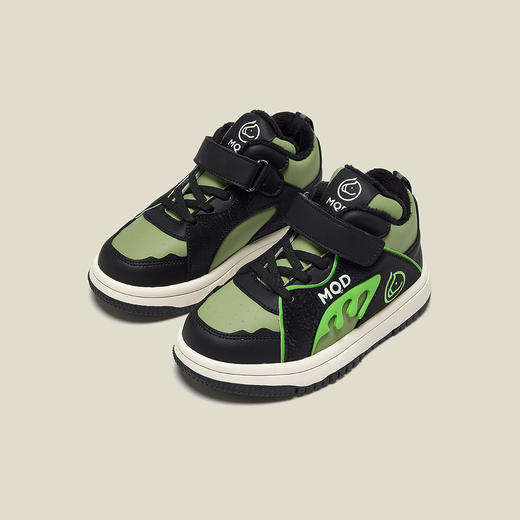 【ZY马骑顿】马骑顿男童冬季棉鞋时尚款中大童二棉皮面透气防滑运动鞋大码 商品图1