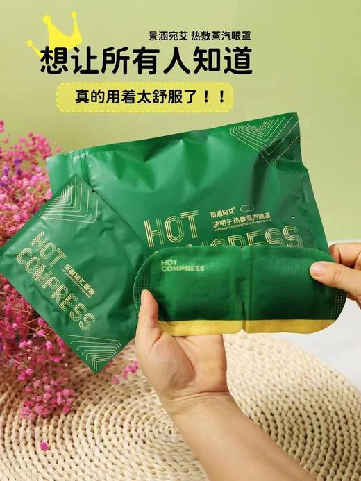 【温润护目】决明子蒸汽眼罩 持久热敷 眼干眼涩眼疲劳 睡前一片 给眼部做个SPA 5片/包 商品图3