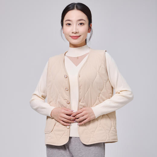 女士轻绒马甲内搭保暖背心冬季服饰保暖【F8826】 商品图0