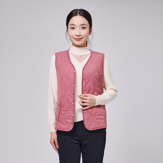 女士轻绒马甲内搭保暖背心冬季服饰保暖【F8826】 商品图2