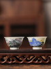 一儒堂青花山水对杯 商品缩略图1