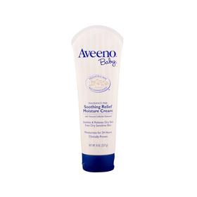 艾维诺Aveeno艾惟诺婴幼儿天然燕麦舒缓乳霜227g(深蓝盖)