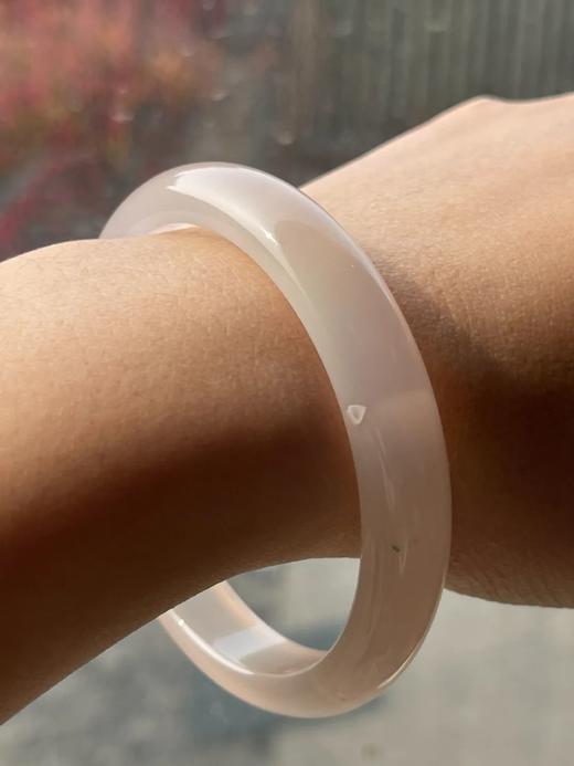 鱼脑冻玉髓玛瑙半圆条手镯，顺丰包邮 商品图6