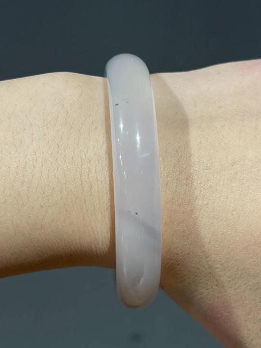 鱼脑冻玉髓玛瑙半圆条手镯，顺丰包邮 商品图14