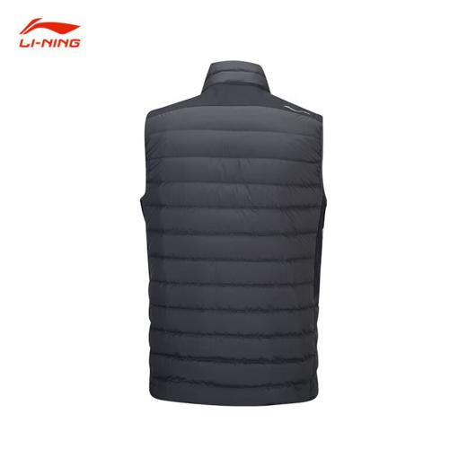李宁羽绒马甲男2024秋冬季新款保暖背心鸭绒运动休闲外套AMRU061 商品图1