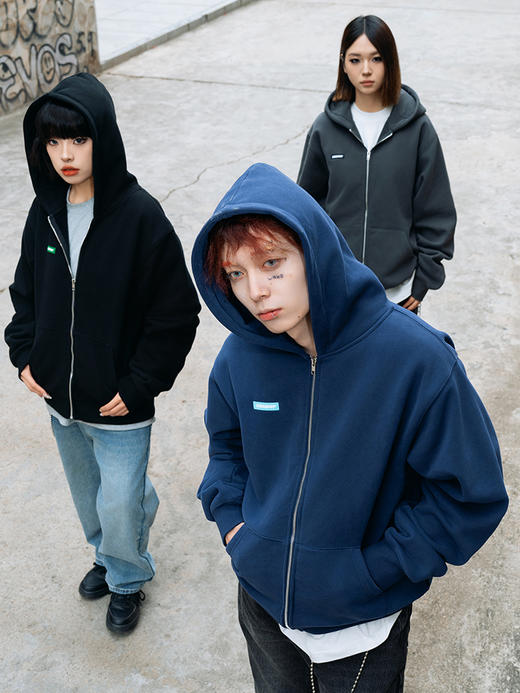 STA2024秋冬款经典基础BOGO刺绣直拉帽衫 商品图10