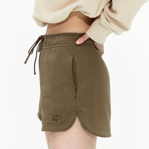 oneup基础刺绣短裤 商品图2