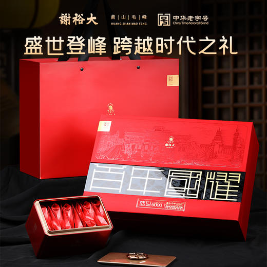 【2025新茶上市】谢裕大明前头采黄山毛峰盛世6000绿茶260g（5g*52包） 商品图4