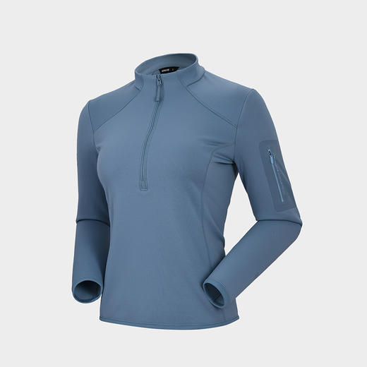 KAILAS凯乐石 户外运动 女款立领半开胸抓绒衫 KG2437233 商品图1