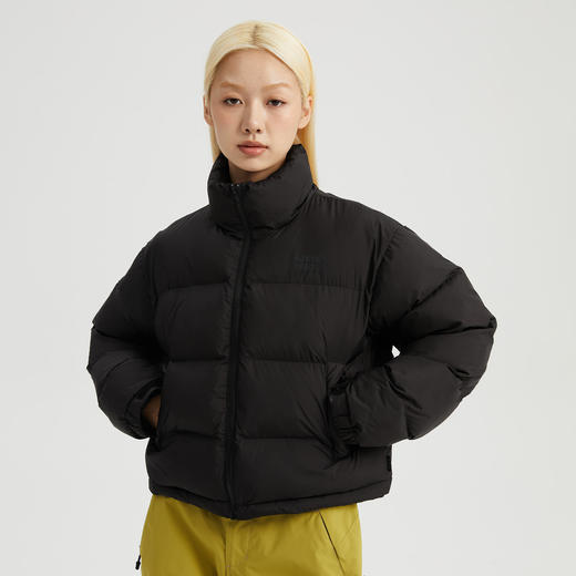 oneup短款logo刺绣棉服 商品图3