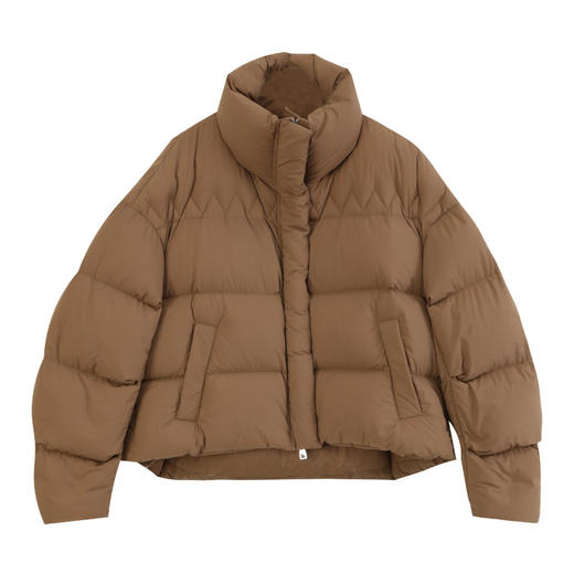 玳莎立领鹅绒服女2024年冬季新款加厚保暖蓬松通勤宽松羽绒面包服  ED41301 商品图4