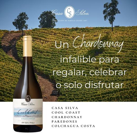 智利一级庄高端霞多丽干白 Casa Silva Cool Coast Chardonnay  悠凉之岸霞多丽干白葡萄酒 商品图2