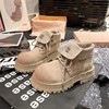 真皮复古翻盖马丁靴女2024早秋新款黄色单靴厚底两穿短靴大黄靴潮新款爆款小红书同款 商品缩略图0