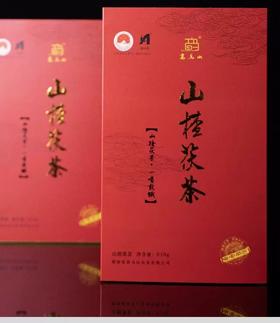 安化黑茶 | 山楂茯砖茶 十年陈金花茯砖 专利产品 818g
