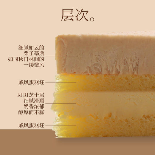 栗芝蛋糕 | 栗子芝士 商品图1