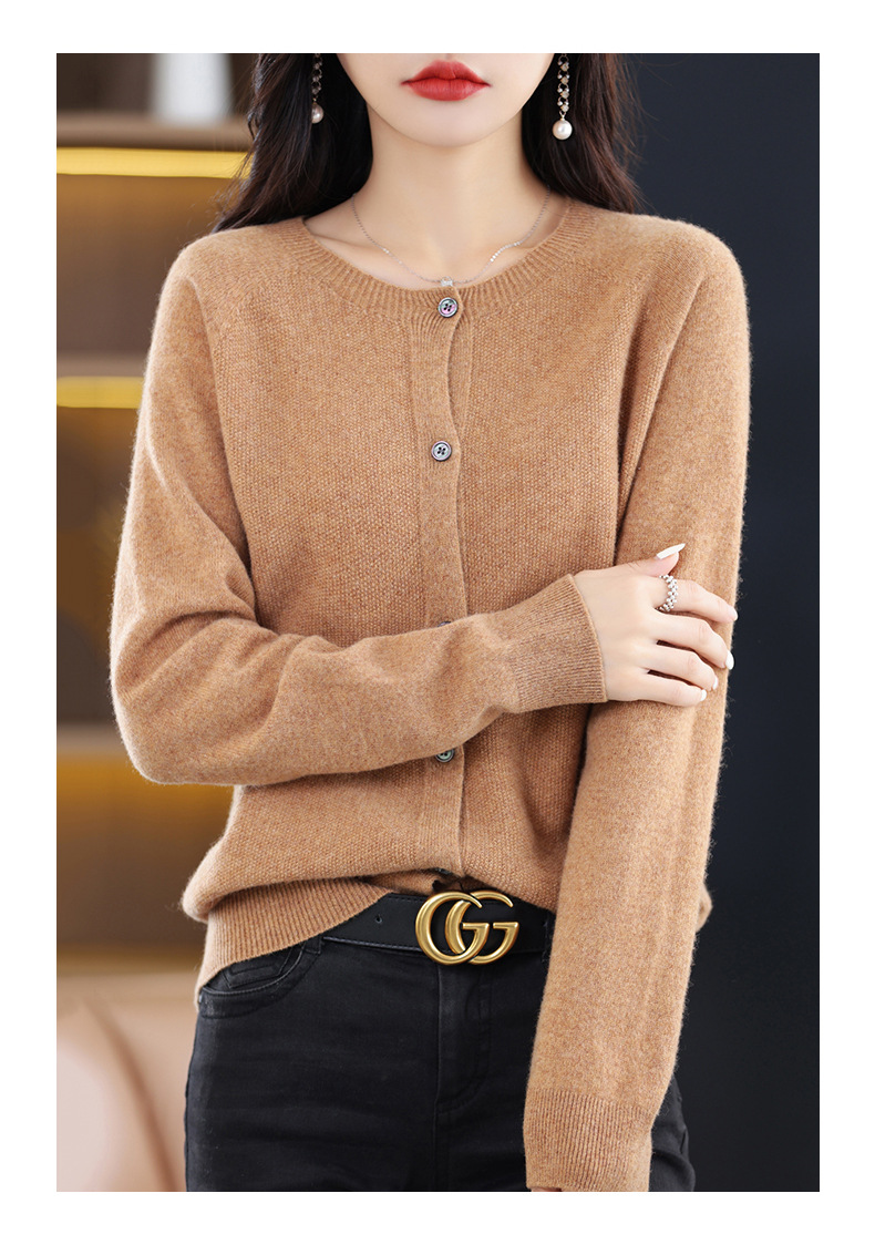 圆领网面开衫-1_03