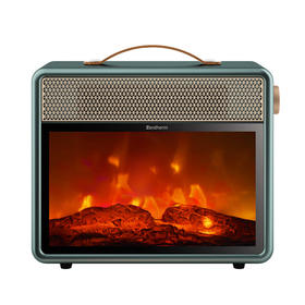 百斯腾【罗永浩】烈日系列速热火焰电暖炉仿真火焰取暖器暖风机办公室桌面书桌取暖壁炉F1