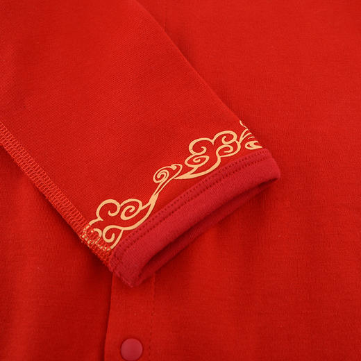 棉果果专柜同款冬季新品男童女童莫代尔牛奶蛋白对开连体衣M501722424833 商品图3