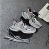 欧洲站厚底真皮时尚老爹鞋女2024新款百搭休闲鞋厚底增高银灰色运动潮鞋女新款爆款小红书同款 商品缩略图2