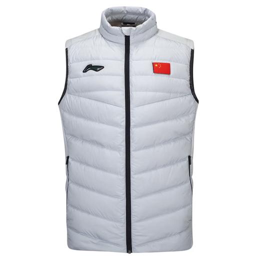 李宁羽绒马甲男2024秋冬季新款保暖背心鸭绒运动休闲外套AMRU061 商品图3