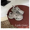 老爹鞋女2024春季新款真皮厚底防滑轻便休闲鞋增高女士潮牌运动鞋新款爆款小红书同款 商品缩略图1