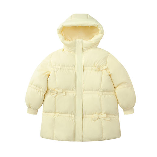 笛莎Deesha 童装女童羽绒服2024冬季新款时尚连帽羽绒服 商品图4