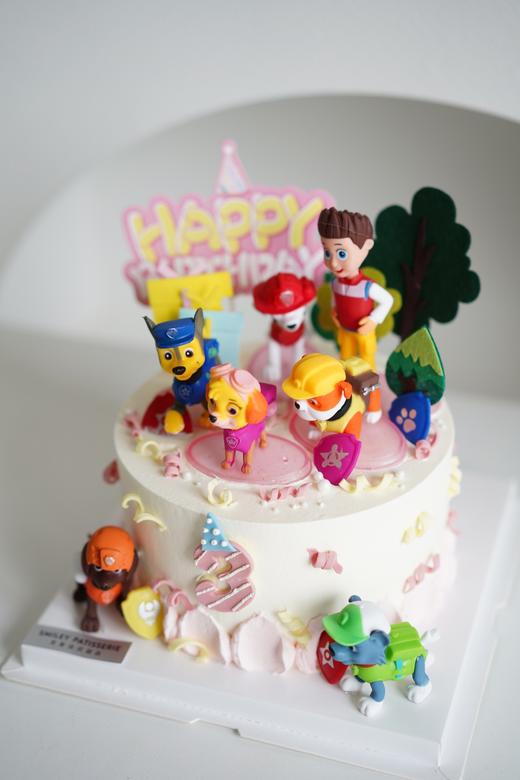 主题奶油蛋糕 | 鲜果原味奶油 - 汪汪队 商品图0