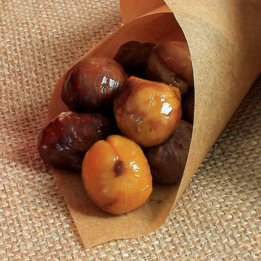 金语油栗仁板栗木糖醇味袋装120g即食熟栗子 商品图5