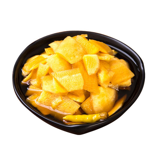 嗦音萝卜皮脆辣酸爽口开胃泡菜湖南特产自制农家手工咸菜下饭即食童年记忆老家零食休闲零食 商品图3