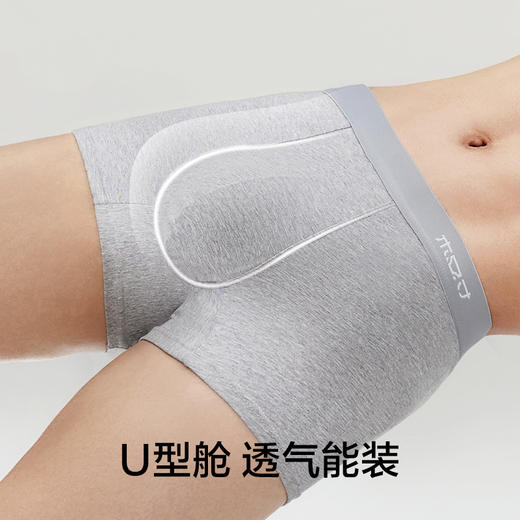 有棵树棉质男士内裤3条装-U1038 商品图1