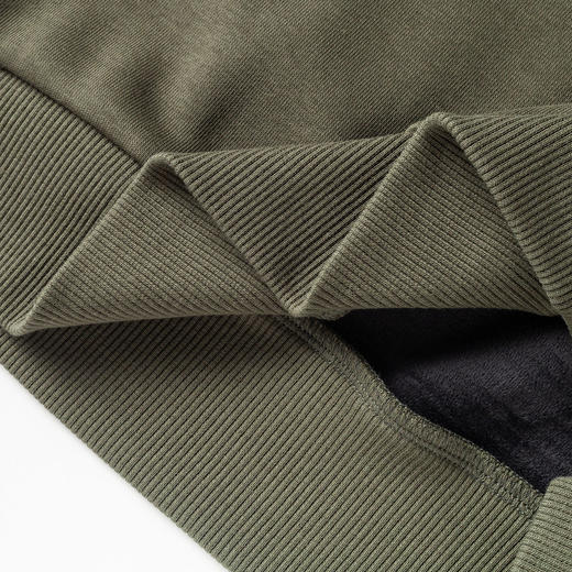 【加绒加厚】含桑蚕丝卫衣男加绒卫衣男绣花胸标男士卫衣男卫衣 商品图9