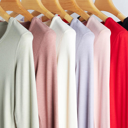 weyo秋冬男女款珠花德绒保暖内衣打底套装F1631、F2631 商品图1