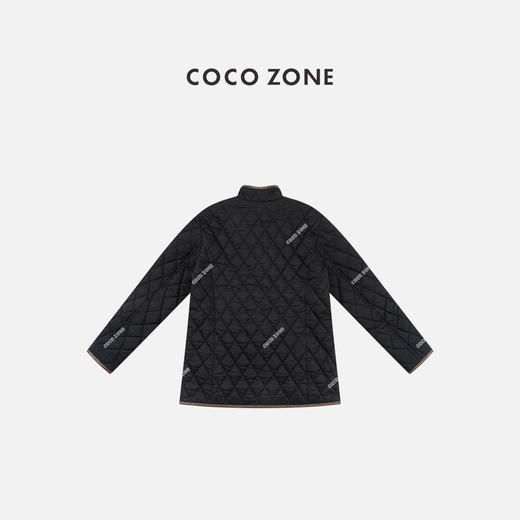COCO ZONE 小香风立领复古牛角扣保暖女士棉服CC1C2117 商品图1