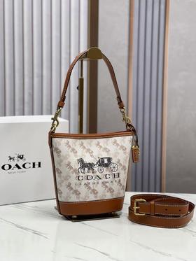 蔻驰Dakotah16字母单肩斜挎包（SS）