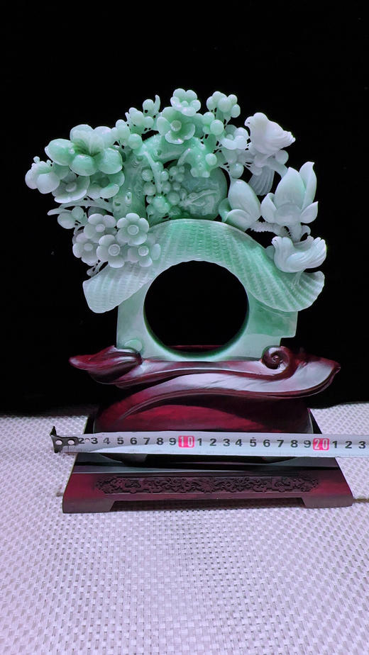 620475翡翠摆件【喜迎门 喜事连连】 商品图1