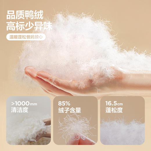 【三防透湿】迷你巴拉冬儿童发热羽绒服宝宝厚款保暖羽绒外套 商品图4