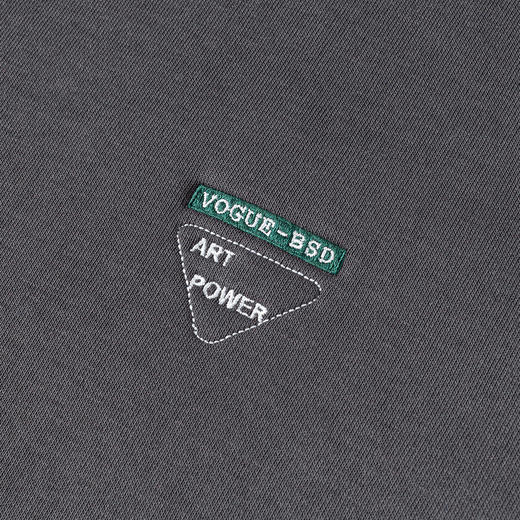 【加绒加厚 蚕丝混纺】罗蒙秋冬男装保暖卫衣男加绒卫衣绣花胸标卫衣男打底T恤 商品图5