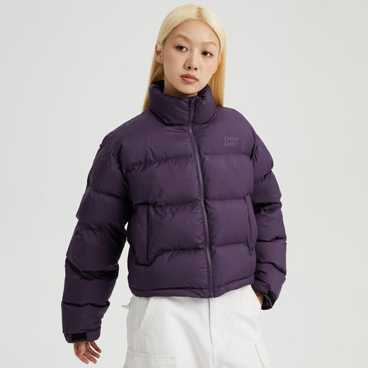 oneup短款logo刺绣棉服 商品图1