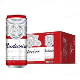 Budweiser 美国进口百威9.7°P啤酒 500ml*12听/箱