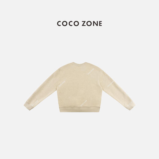 COCO ZONE 美式字母圆领卫衣设计感小众长袖上衣CC2D2509 商品图1