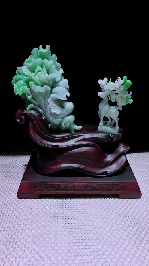 620470翡翠摆件【一路发财】 商品图4
