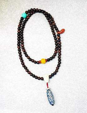 CFX海黄手串6x8mm，108颗