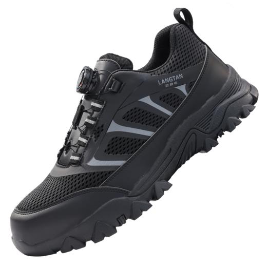 狼探劳保鞋男四季款4.0㎜凯夫拉底 防静电防砸防刺高端科技安全鞋 商品图6