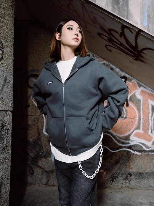 STA2024秋冬款经典基础BOGO刺绣直拉帽衫 商品图4