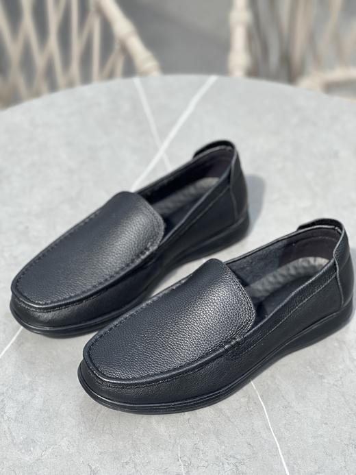 1026-5 系带套脚牛皮舒适休闲 男鞋 商品图6