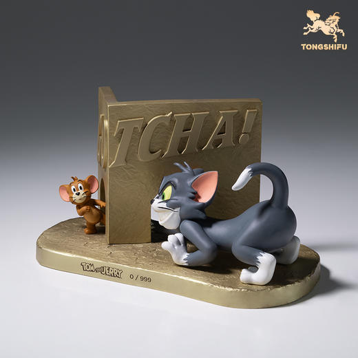 铜师傅 正版授权《猫和老鼠》G款 限量手办 桌面铜摆件家居工艺品 商品图3