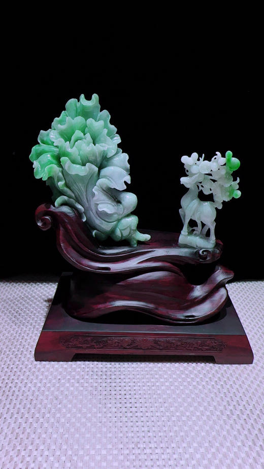 620470翡翠摆件【一路发财】 商品图3