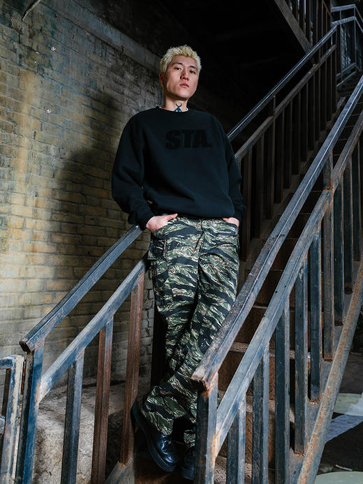 STA2024秋冬款星标小队双燕虎纹迷彩长裤 商品图9
