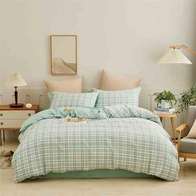 多喜爱 美眠康涤色织套件四件套  布莱妮203x229cm